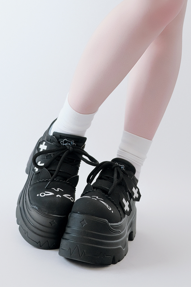 [angel Style] Subculture Cross Platform Shoes