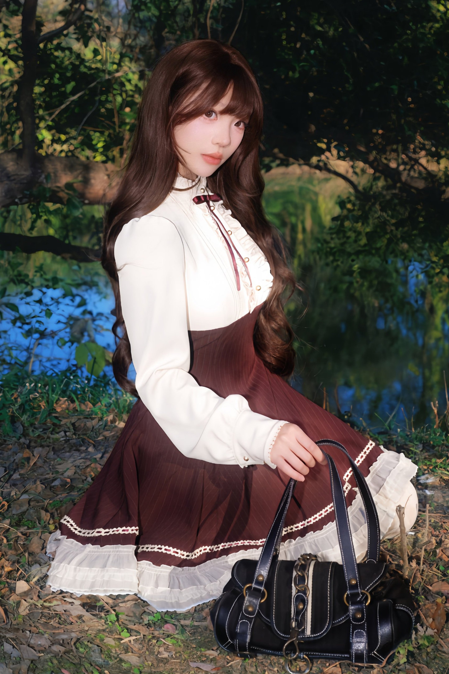 French Retro Girly Dress
