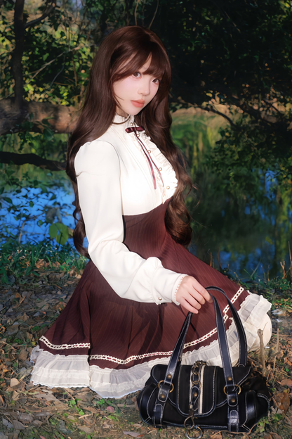 French Retro Girly Dress