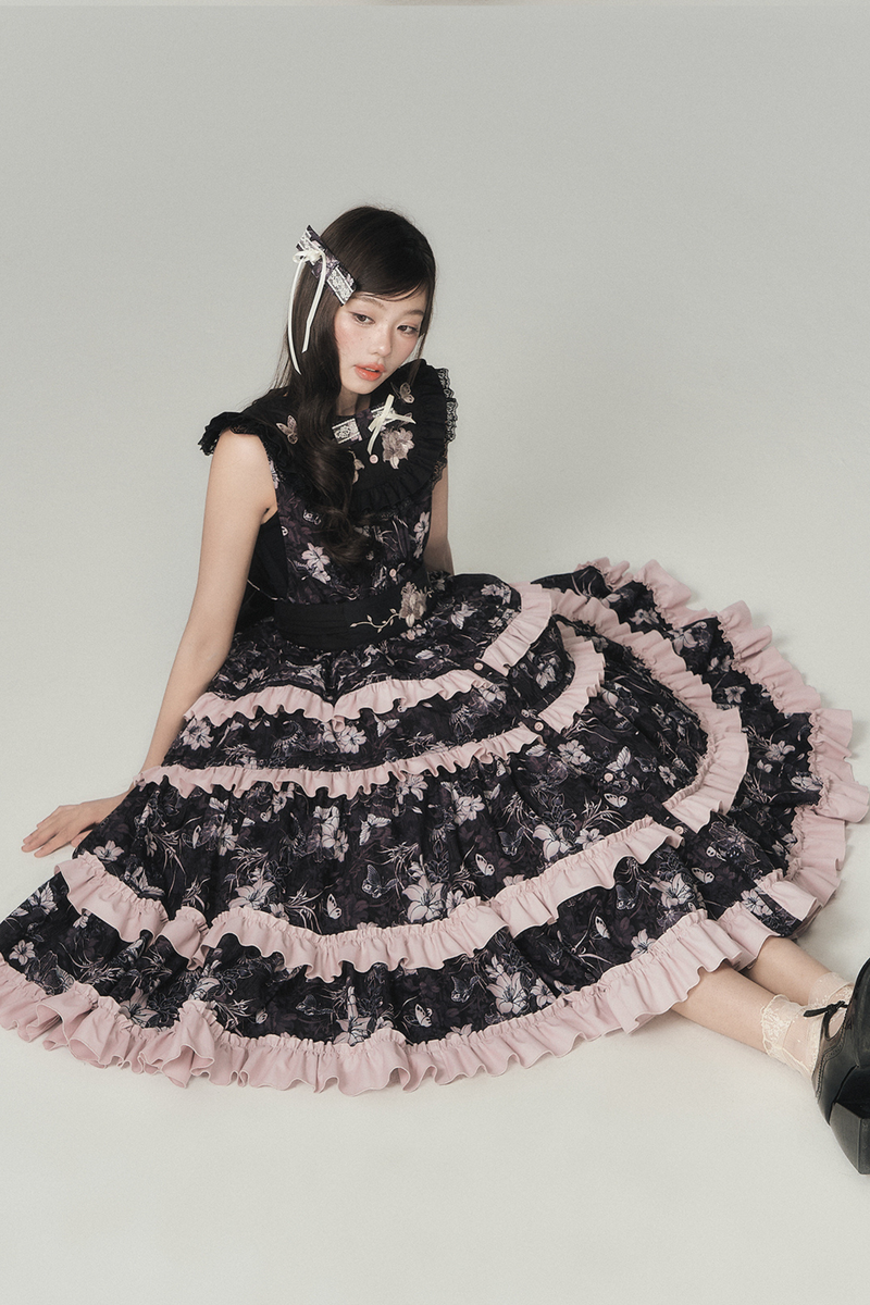 Lolita Vest Dress + Top + Belt