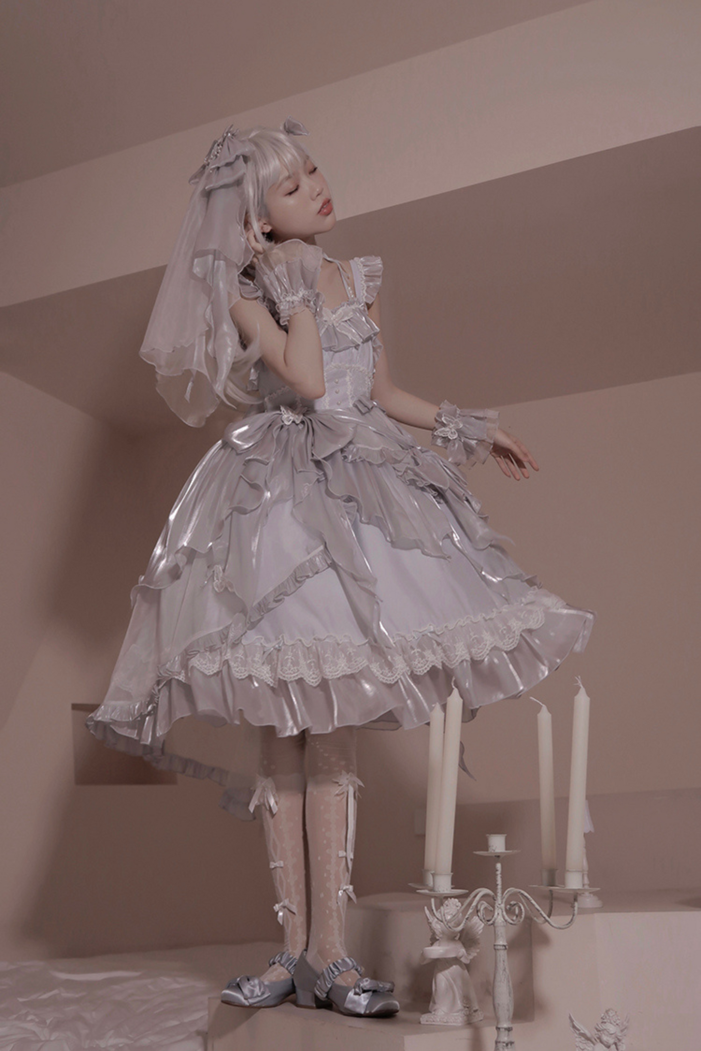 Flying Sleeves Big Lolita Dress