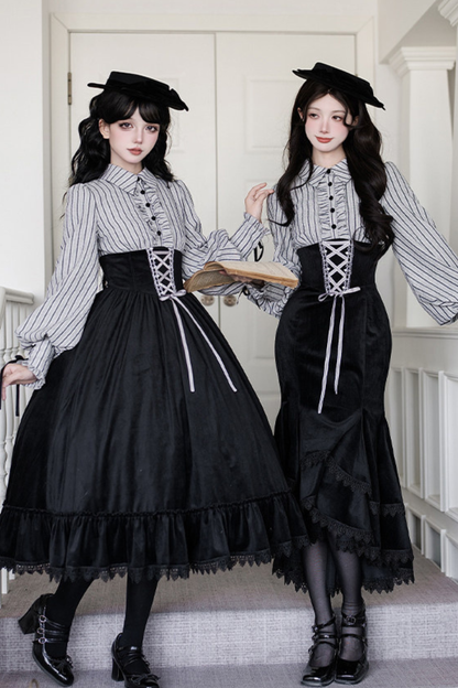Fish Tail Dress + Flare Dress + Hat + Headband