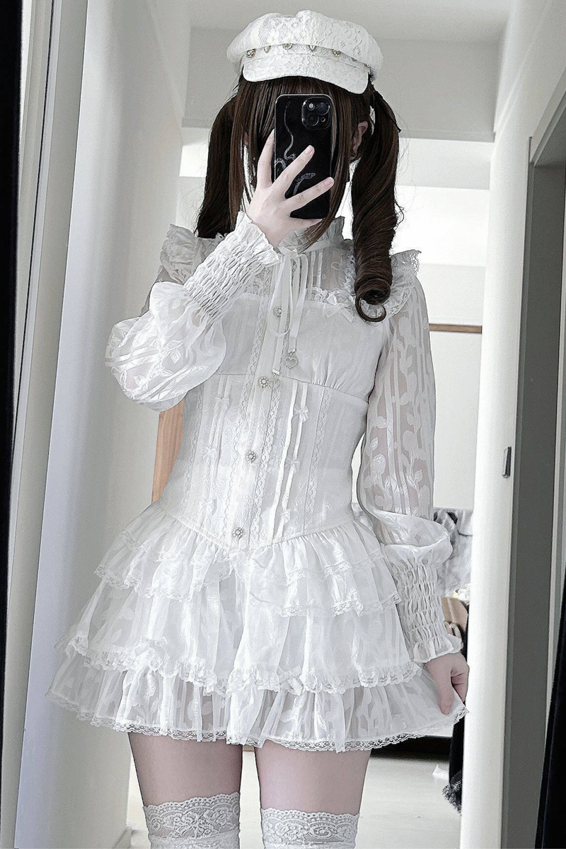 Lace Dress + Innerwear Shorts