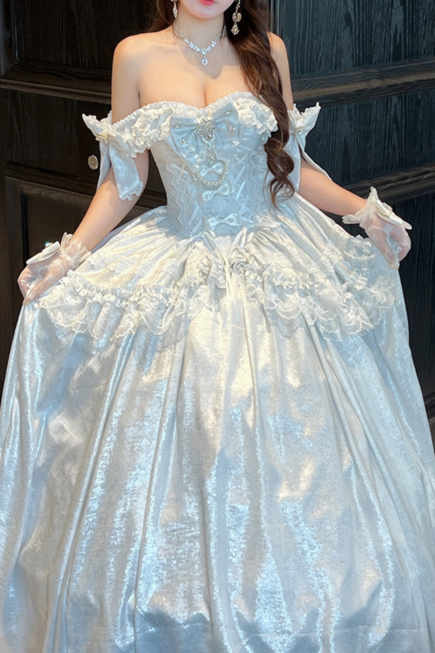 Wedding Moonlight Formal Dress + Veil