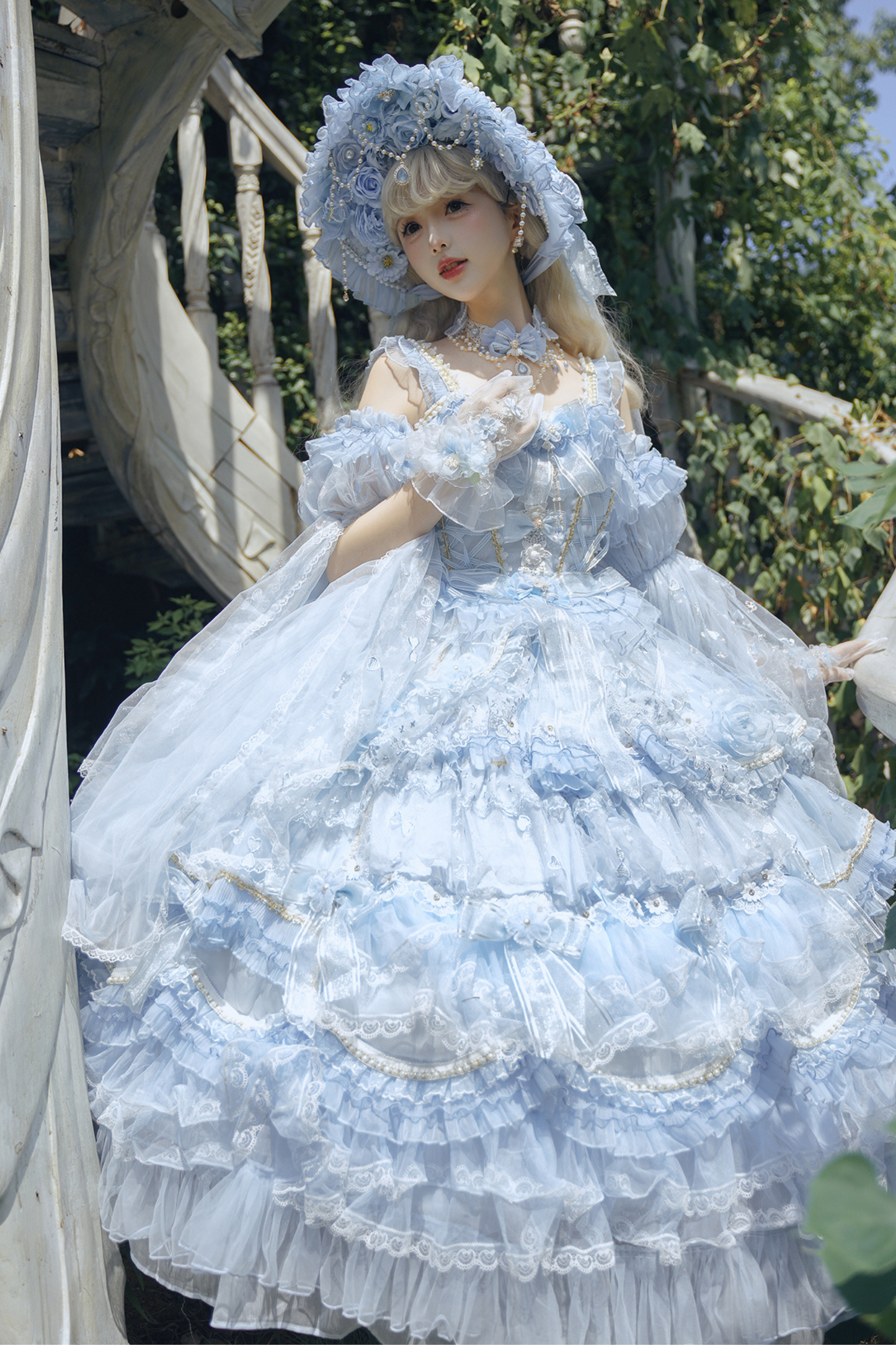 Ice Blue Princess Medium Lolita Dress