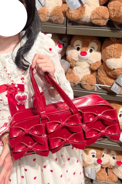 Sweet Dream Ribbon Baguette Bag