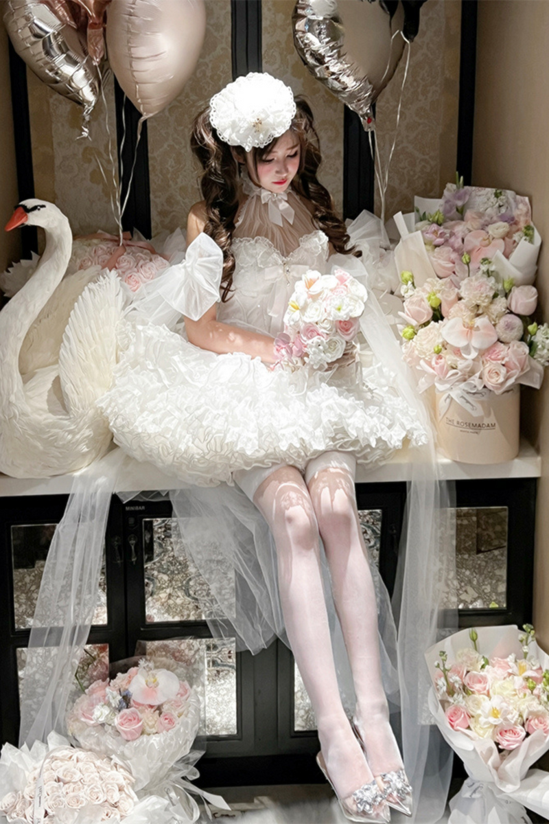 [pre-order] Short Swan Lolita Dress