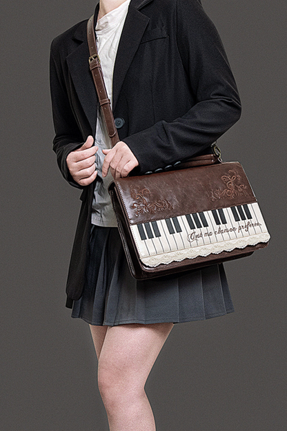 Literary Piano Shoulder Bag