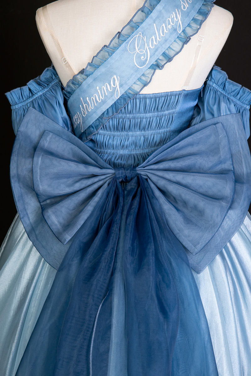[pre-order] Blue Swing Fairy Puffy Dress + Sleeve + Ribbon