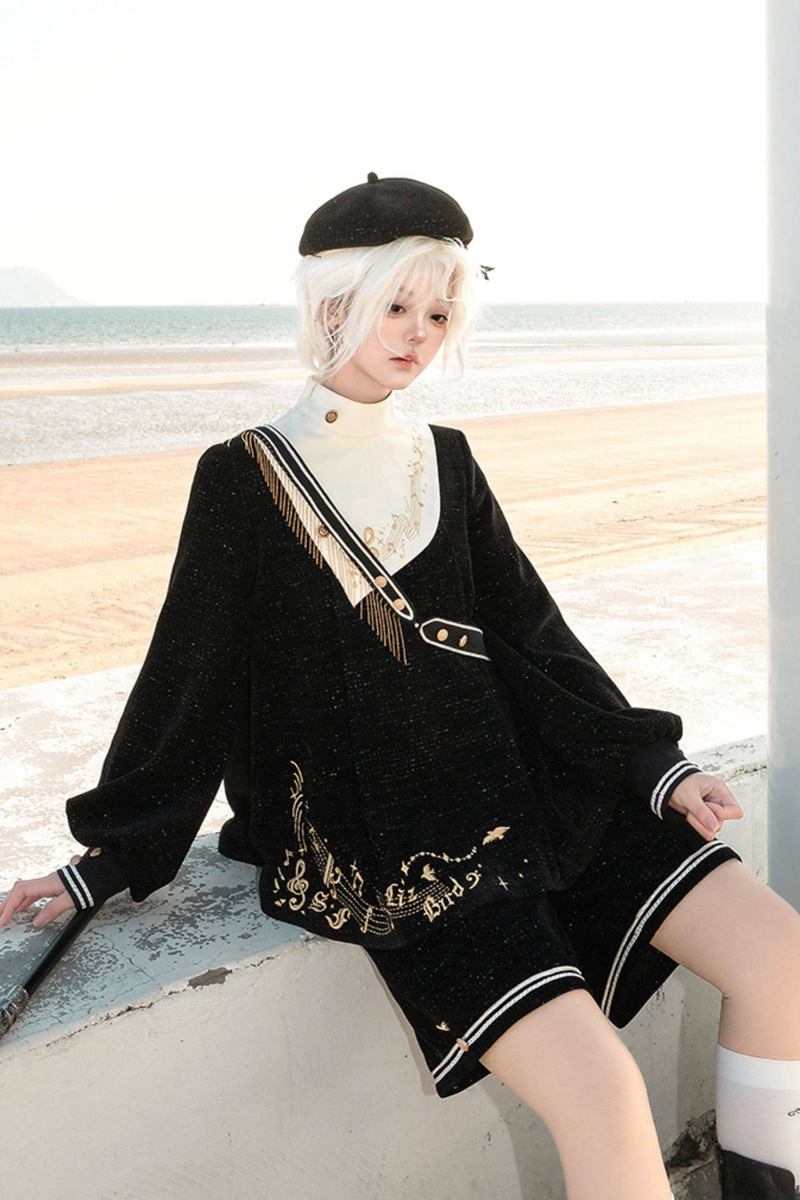 Prince Academy Lolita Top + Shorts + Hat