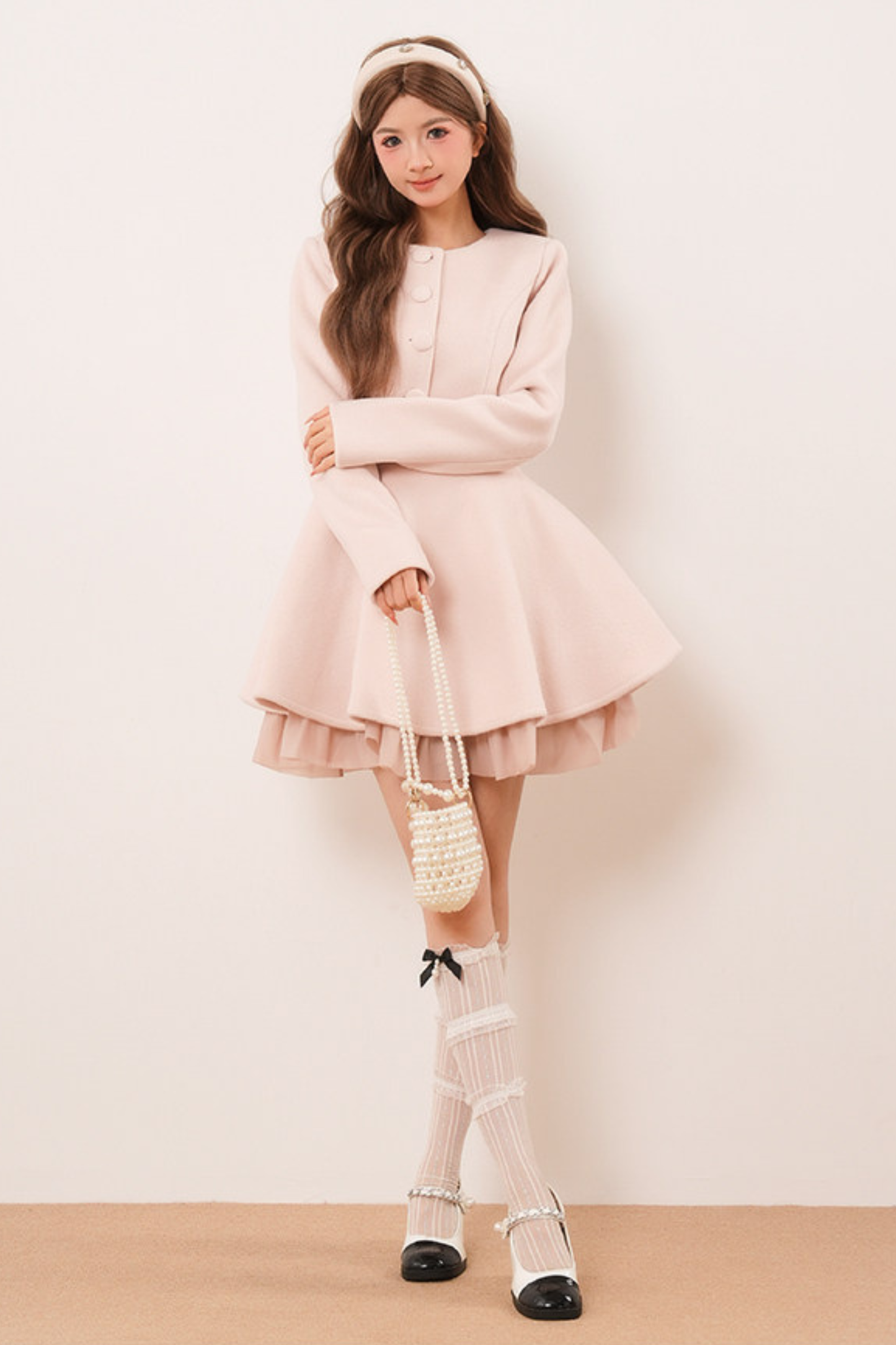 Sweet Powder Short Jacket + Flare Dress