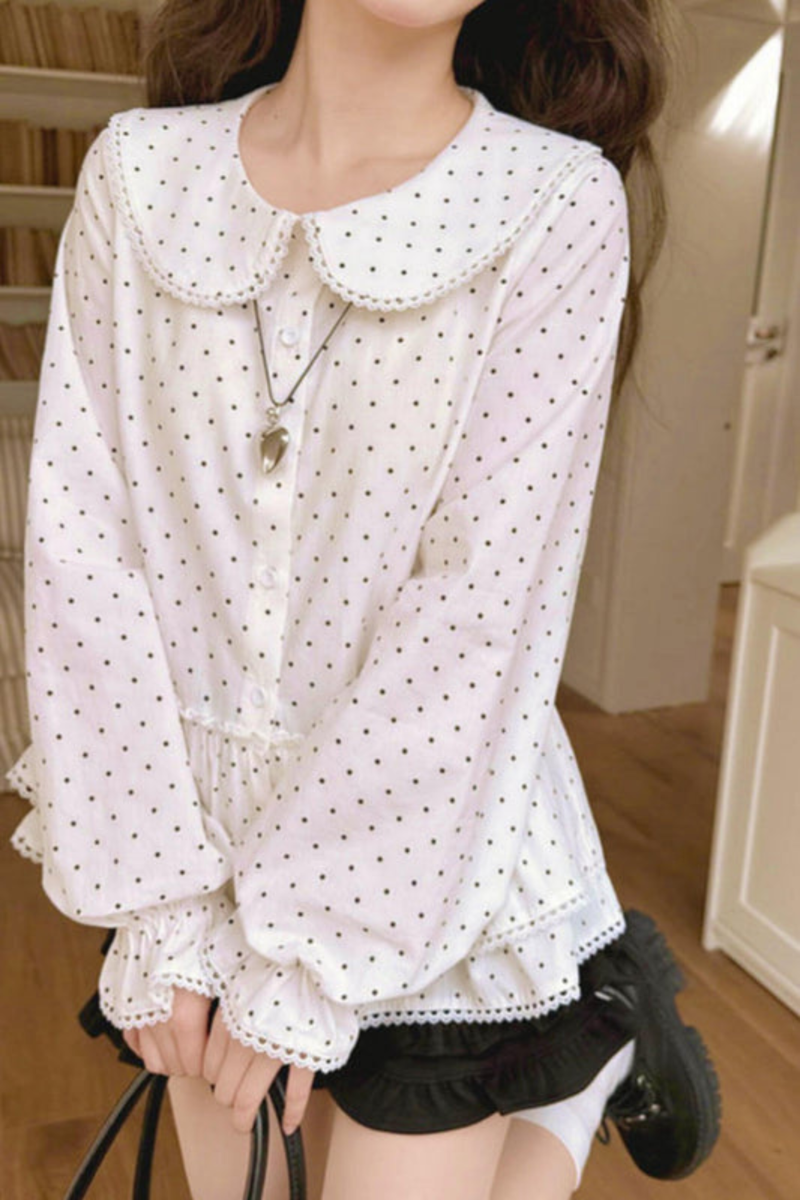 Pure Polka Dot Blouse