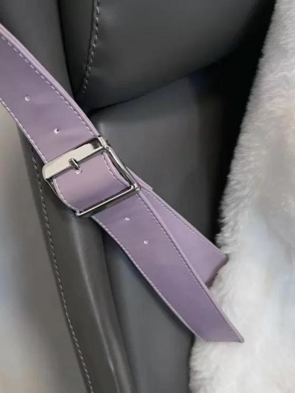Fluffy White Ghost Backpack