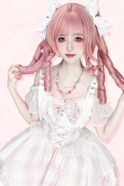 Sweet Pinky Idol Lace Dress