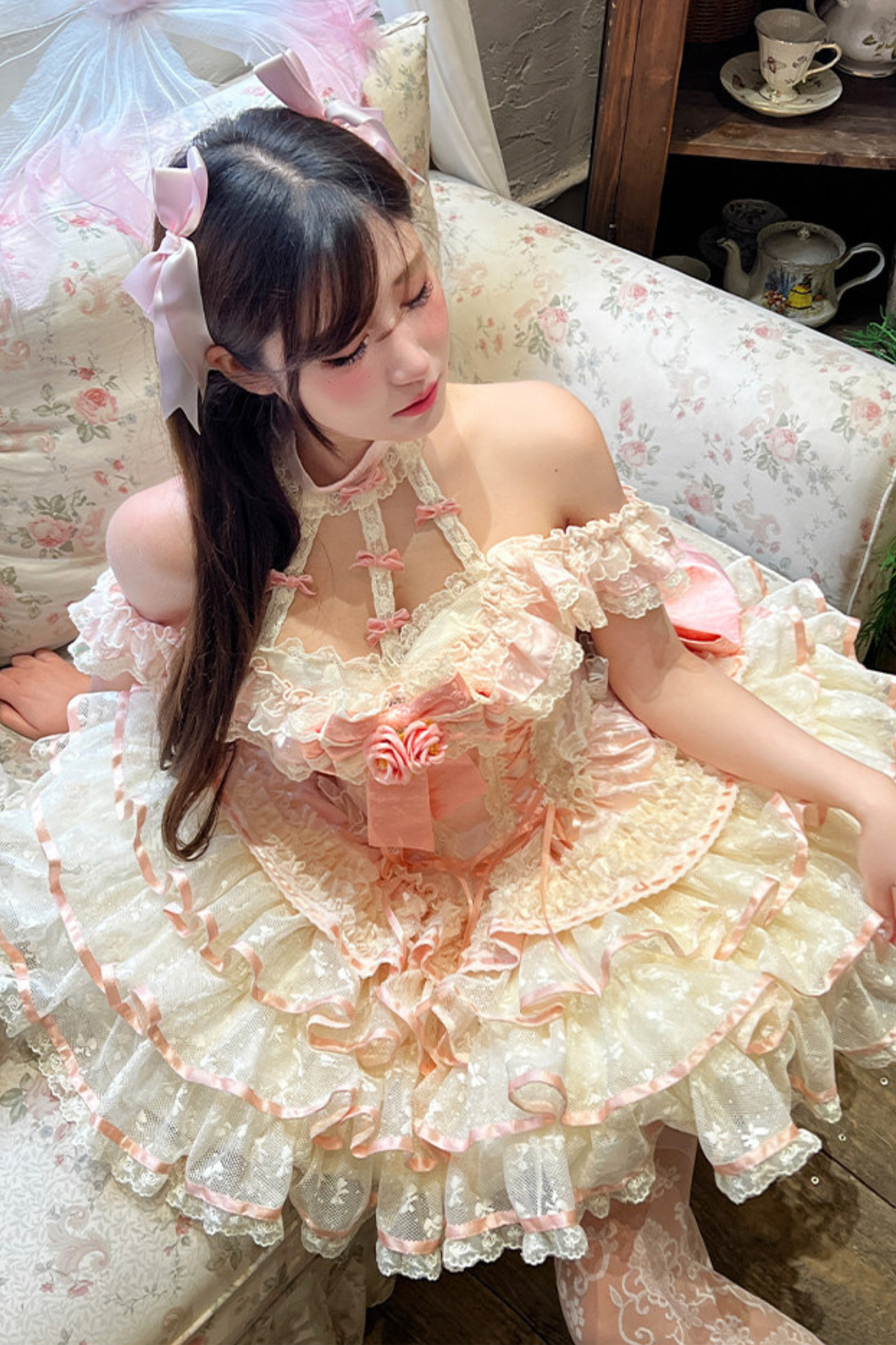 Rose Lace Fairy Dress