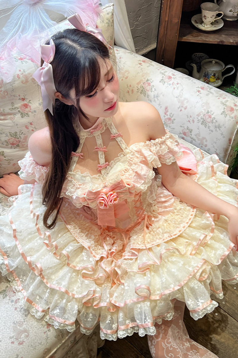Rose Lace Fairy Dress