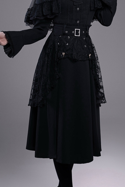 Lace Gothic Shirt + Skirt