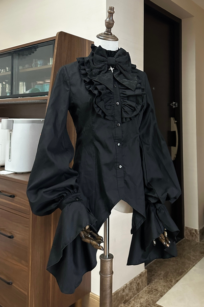 Gothic Lolita Cape + Shirt + Skirt + Ribbon + Bonnet