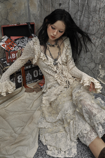 Retro Palace Lace Blouse
