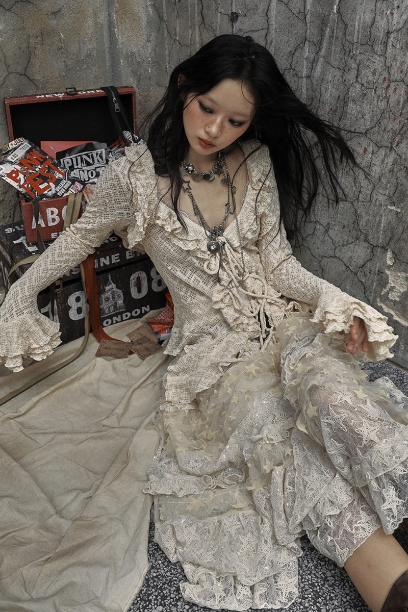 Retro Palace Lace Blouse