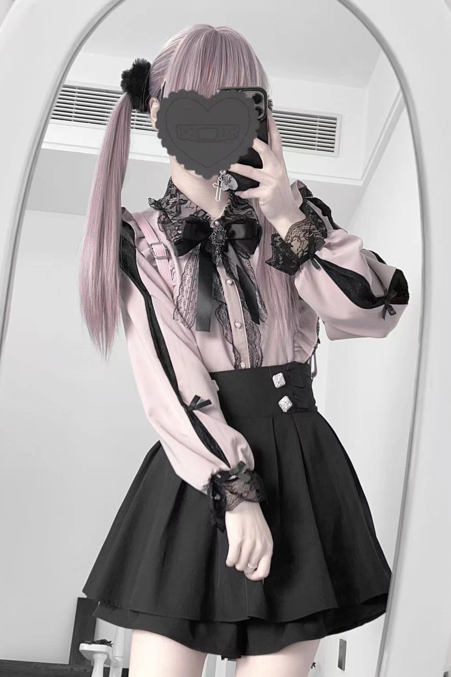 Lace Dark Sweet Shirt + Skirt