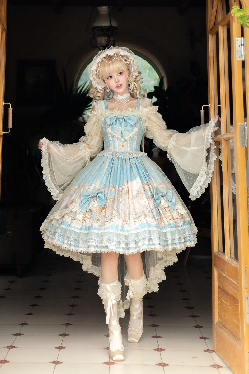 Unicorn Classical Princess Jumperskirt + Top + Bonnet + Catsuit