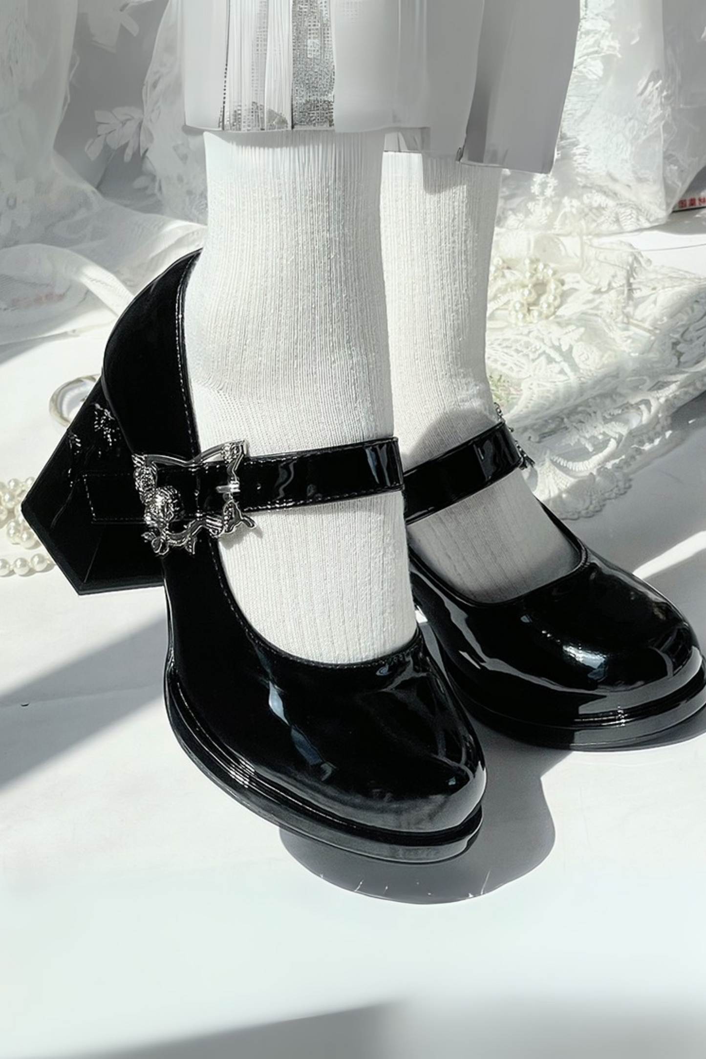 Floating Dreamland Platform Block Heel