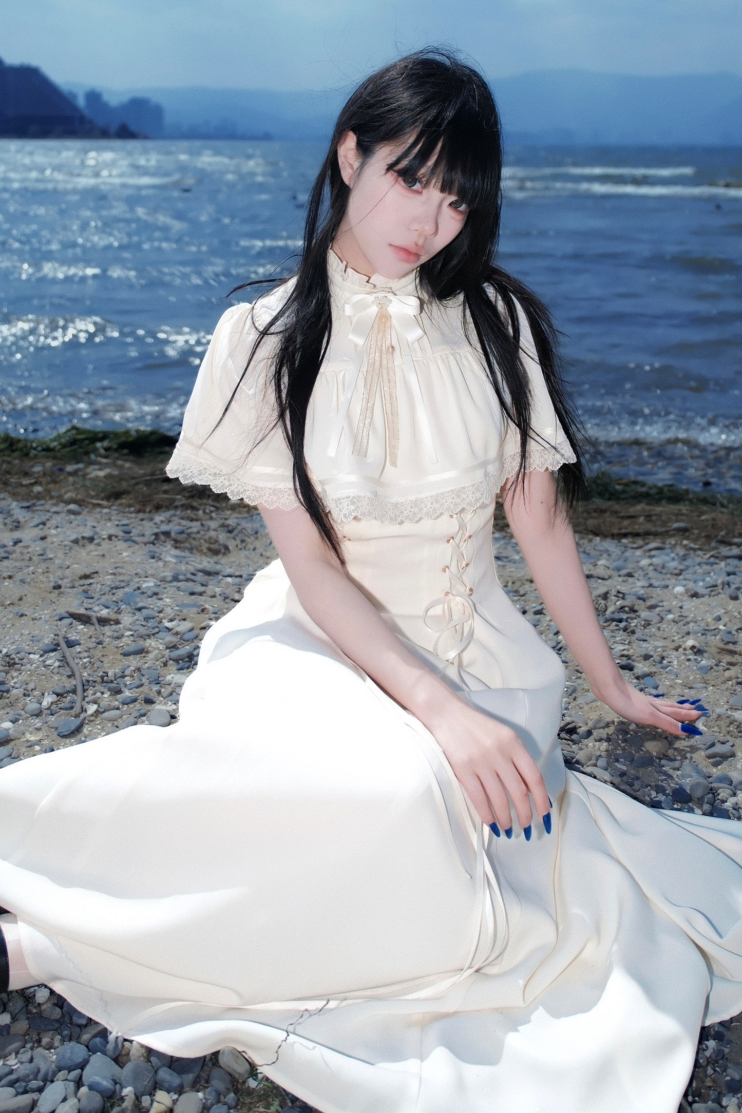 French Retro Lace Dress