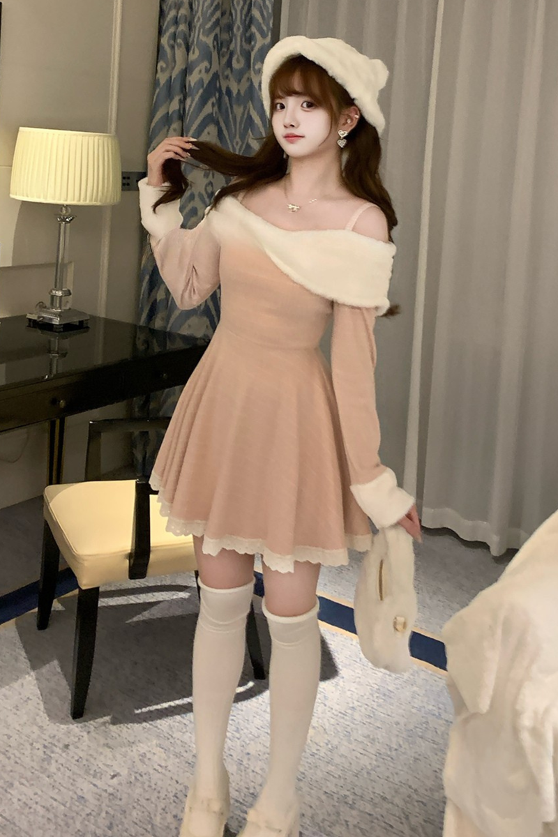 Sweet Off-shoulder Dress