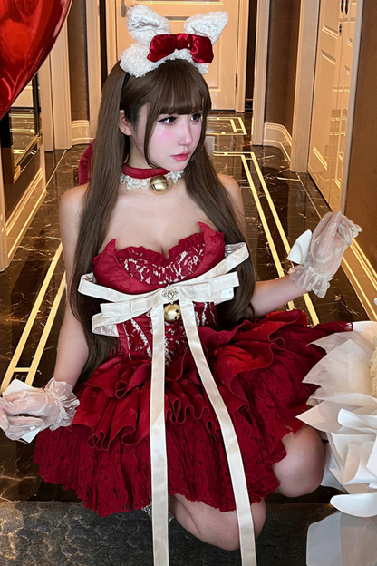 Holiday Lover Princess Dress + Snow Tail + Bell