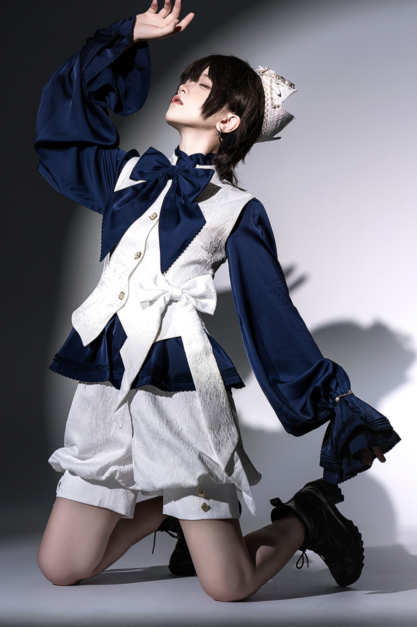 Retro Prince Ribbon Shirt
