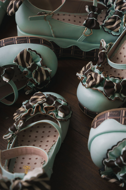 Chocolate Sweet Lolita Heels