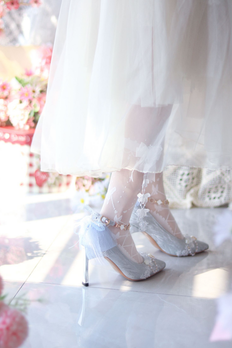 Streamer Ode Glitter High Heels