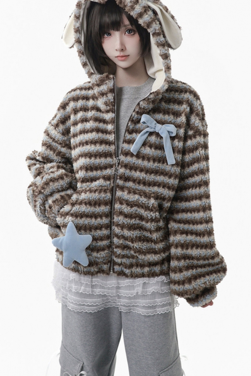 Unicorn Flocked Jacket + Top + Pants