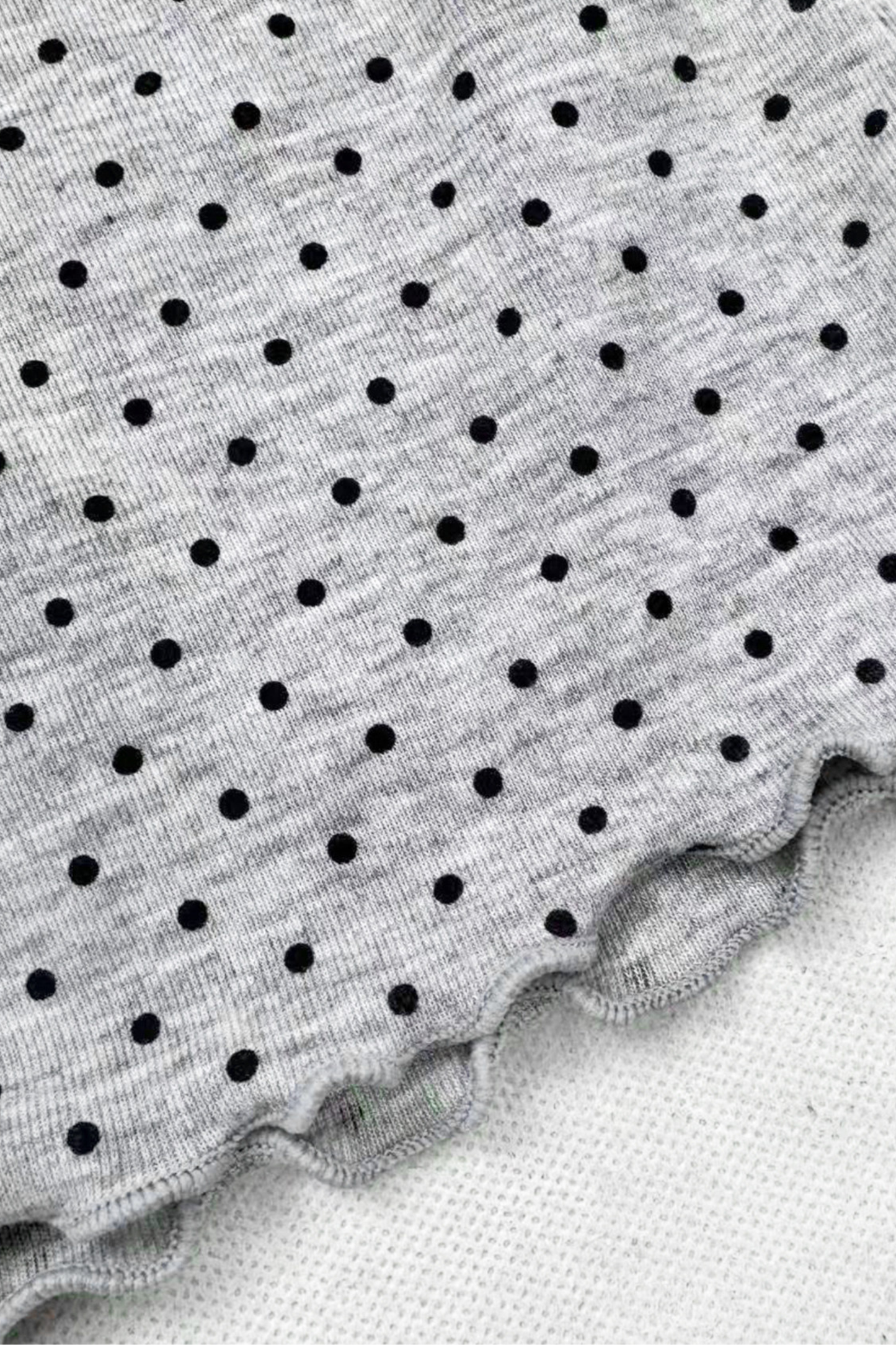 Polka Dot High Neck Top