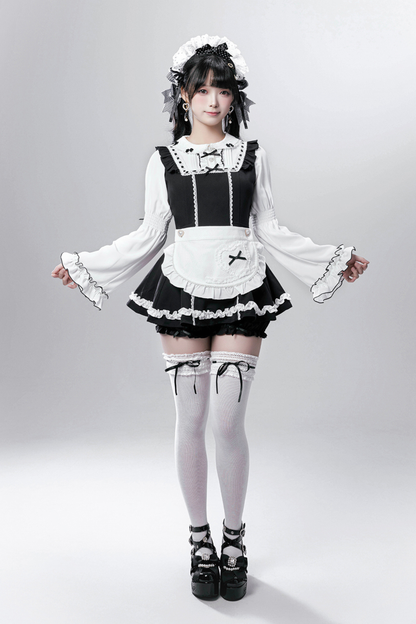 Sweet Maid Top + Shorts + Apron