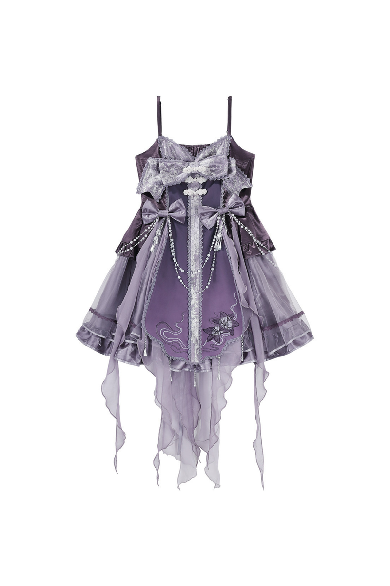 [pre-order] Dark Chinese-style Lolita Fairy Fairy Dress + Shoulder + Sleeve