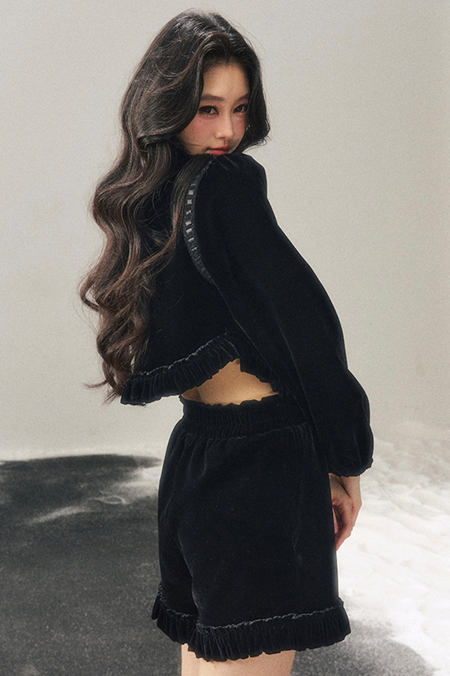 French Velvet Jacket + Shorts