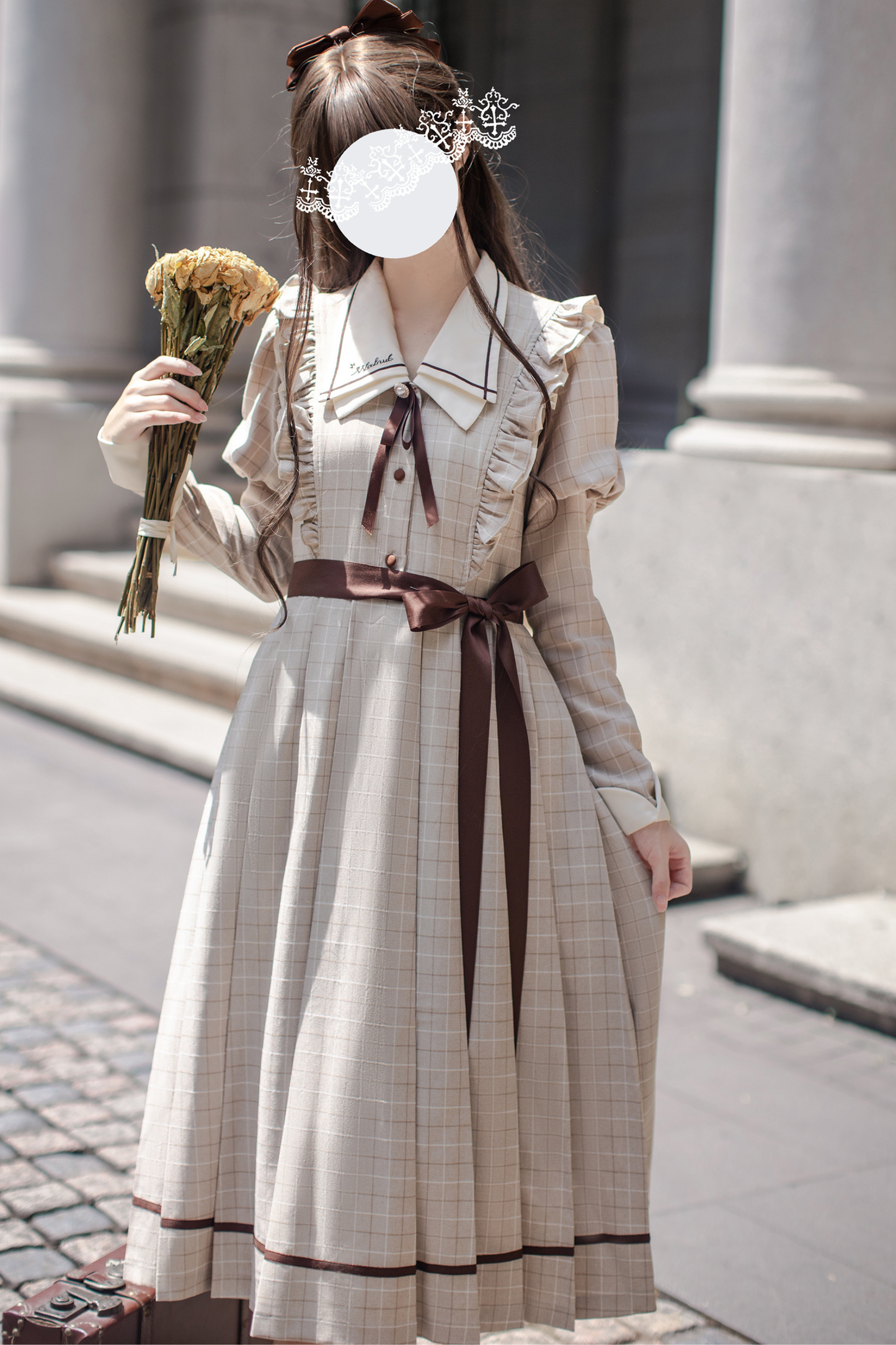 Preppy Style Retro Dress