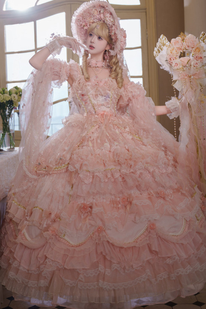 Sweet Tea Party Long Lolita Dress