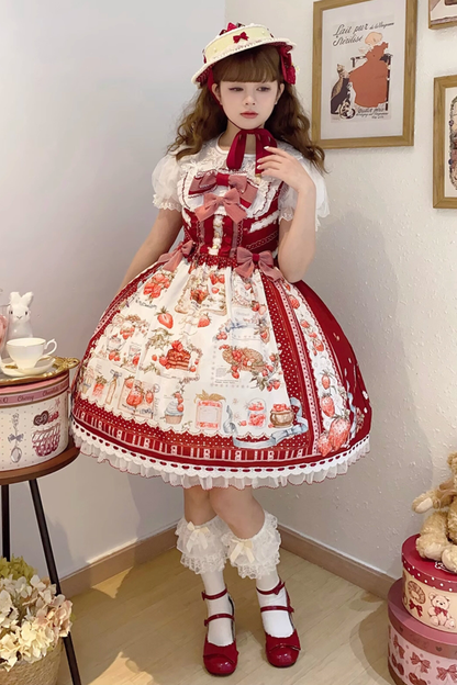 Strawberry Manor Lolita Suspender Dress