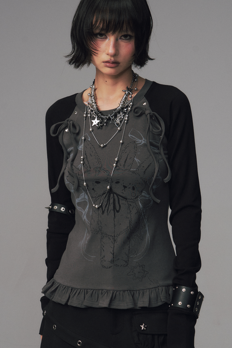 Bicolor Dark Punk Top