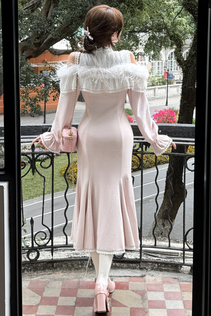 Sweet Off-shoulder Girly Dress