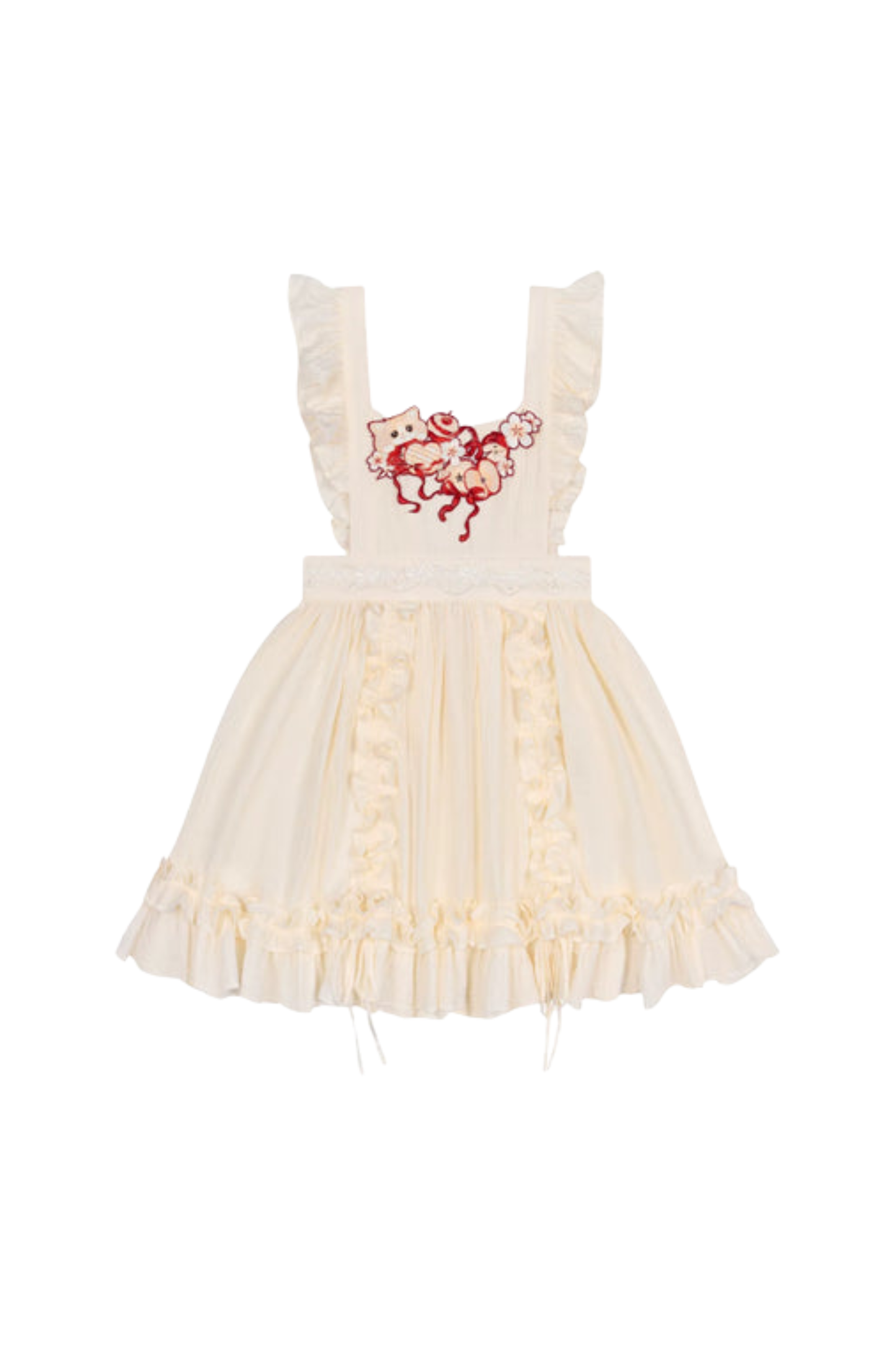 Apple Chinese-style Dress + Skirt + Overskirt + Brooch + Shawl