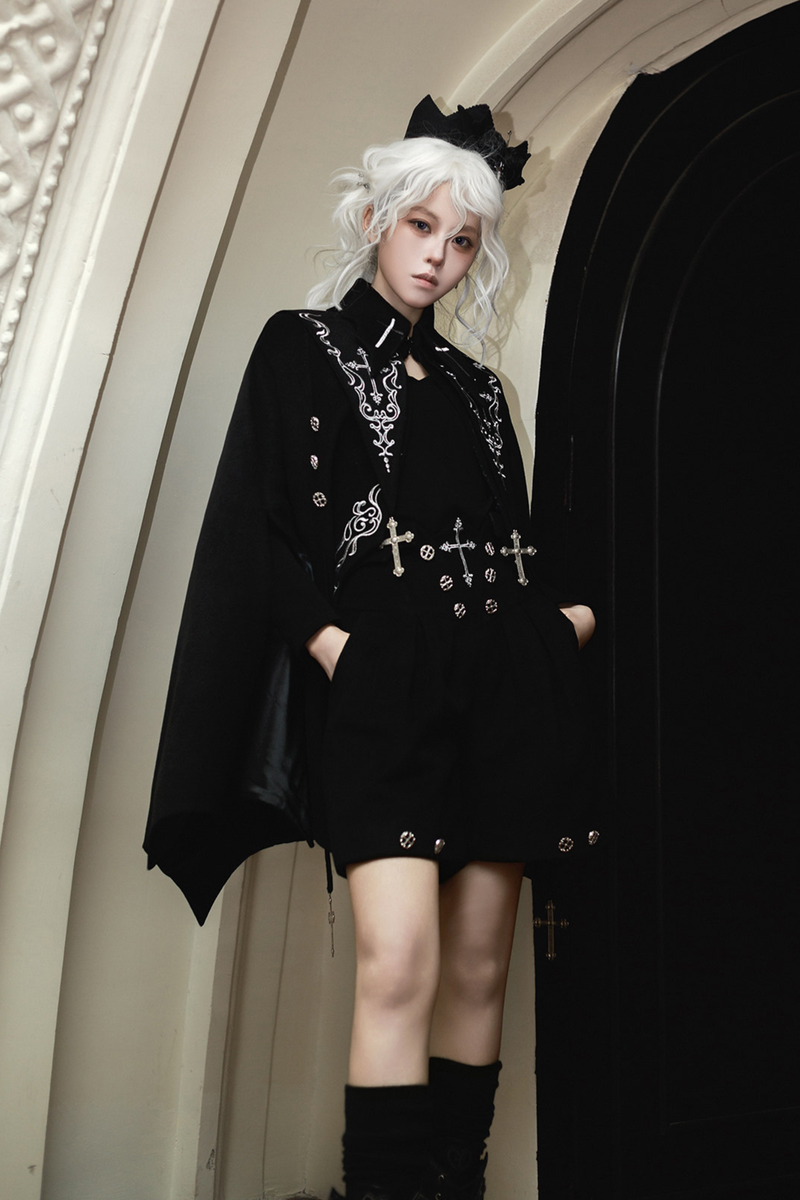 Eternal Night Gothic Cape + Tops + Pants