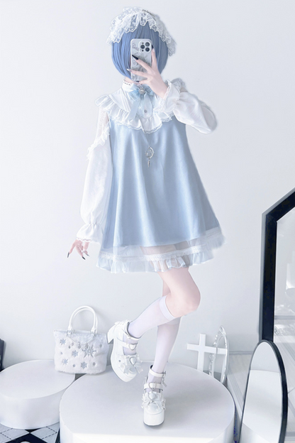 [angel Style] Ribbon Sweet Water Dress