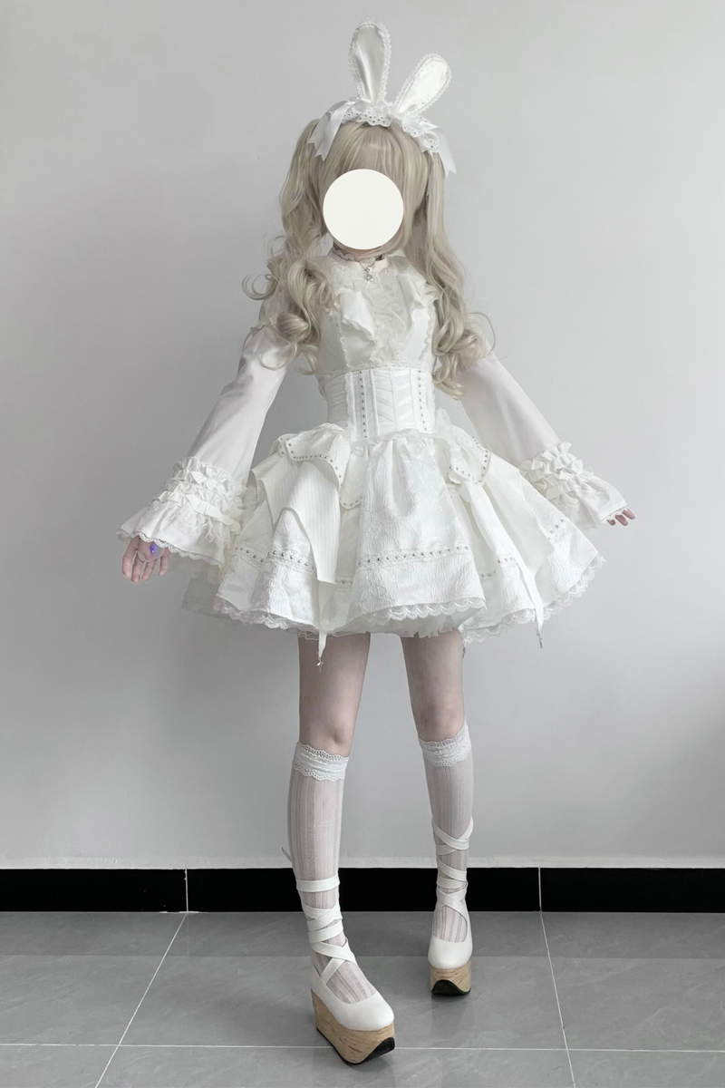 Mist White Gothic Lolita Set