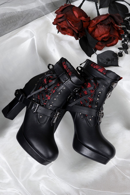 Lacybones Dark Gothic Punk Boots
