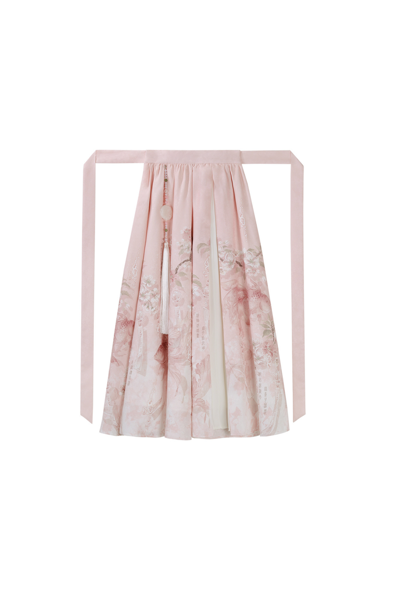 Sweet Flower Shawl + Blouse + Skirt