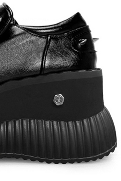 Metal Punk Y2k Platform Shoes
